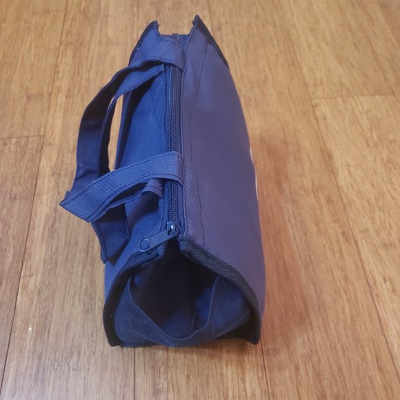 Waterproof Zipper Insulated Lunch Bag with Side Pocket for Beach, School, Office - Picture 8 of 12